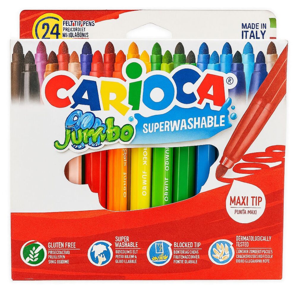 Pennarelli Carioca Punta Maxi 24 Pz