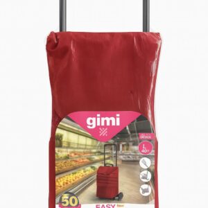 Gimi Easy Carrello Portaspesa con Telaio in Alluminio – 40 Litri