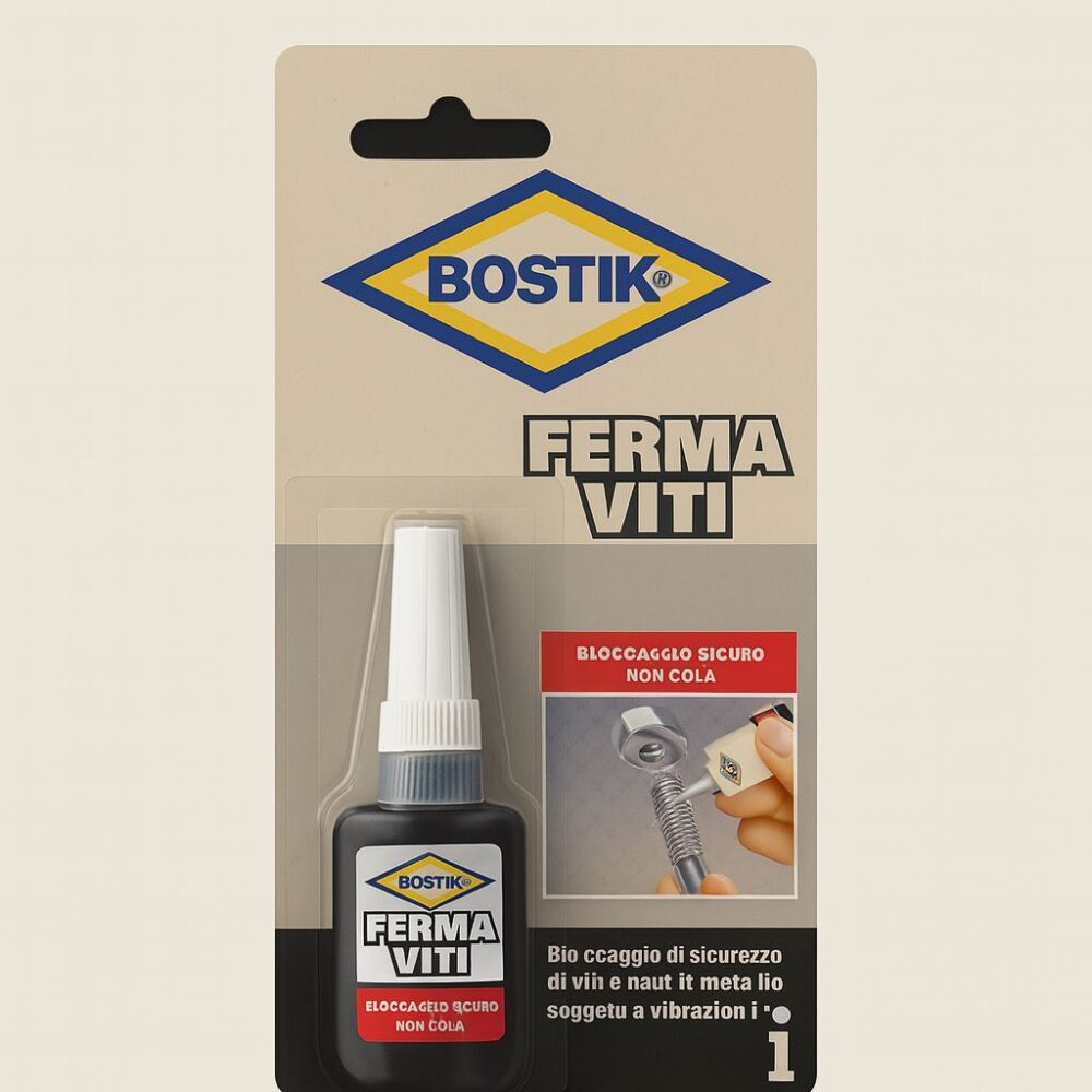 Bostik Ferma Viti – Bloccaggio Sicuro Antivibrazione | 10 m