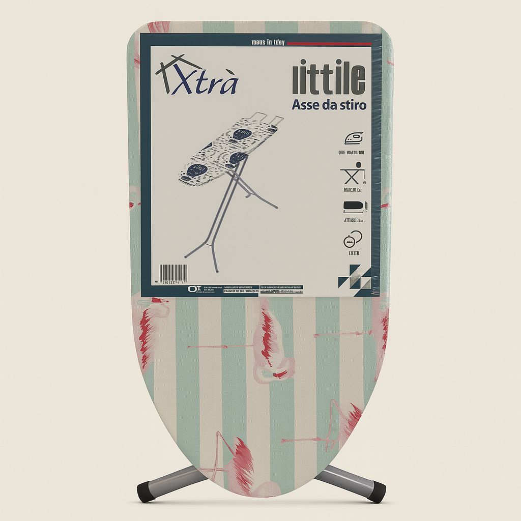 Asse da stiro Xtra Ittile – Design con Fenicotteri | Made in Italy